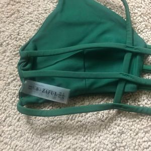 Green beans new ZAFUL two piece